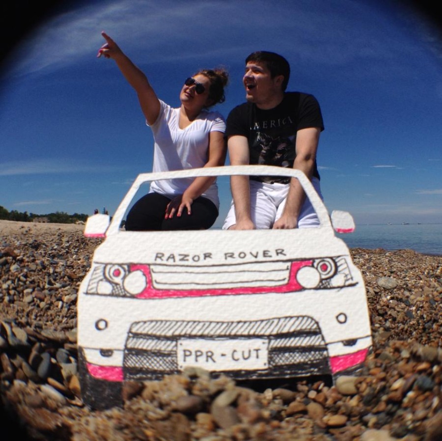 Anya & Stosh at Indiana Dunes