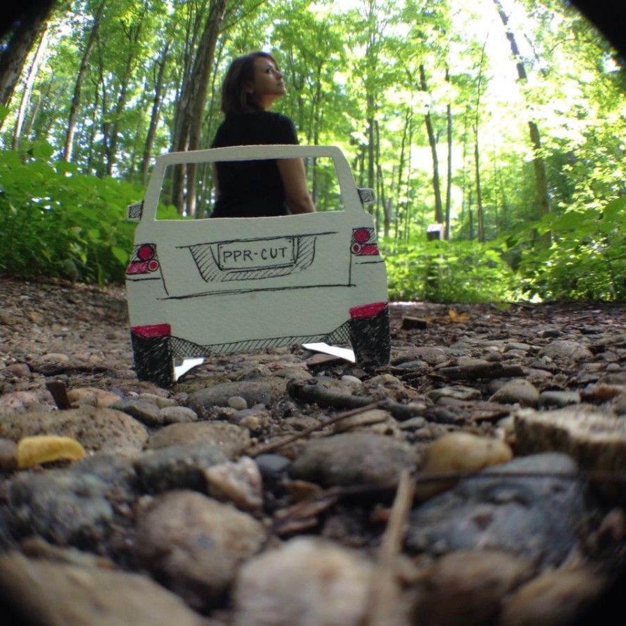 Sucking in all the fresh air I can get at Kalamazoo Nature Preserve